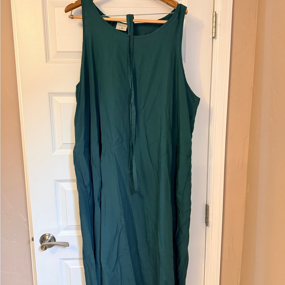 Elegant Teal Curator sf Maxi Dress